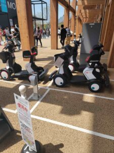 大阪・関西万博内にあるパーソナルモビリテイ