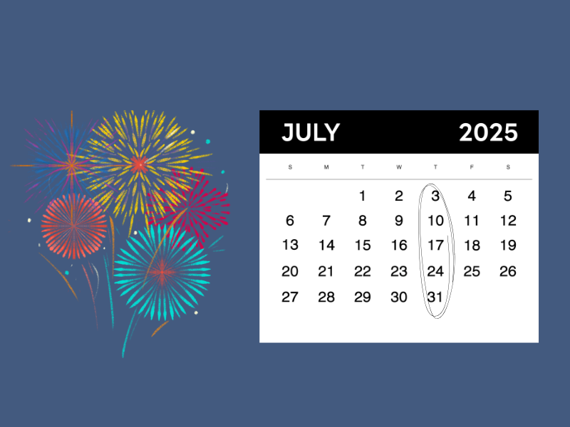 ラッキーヨガ2025年7月レッスンスケジュール