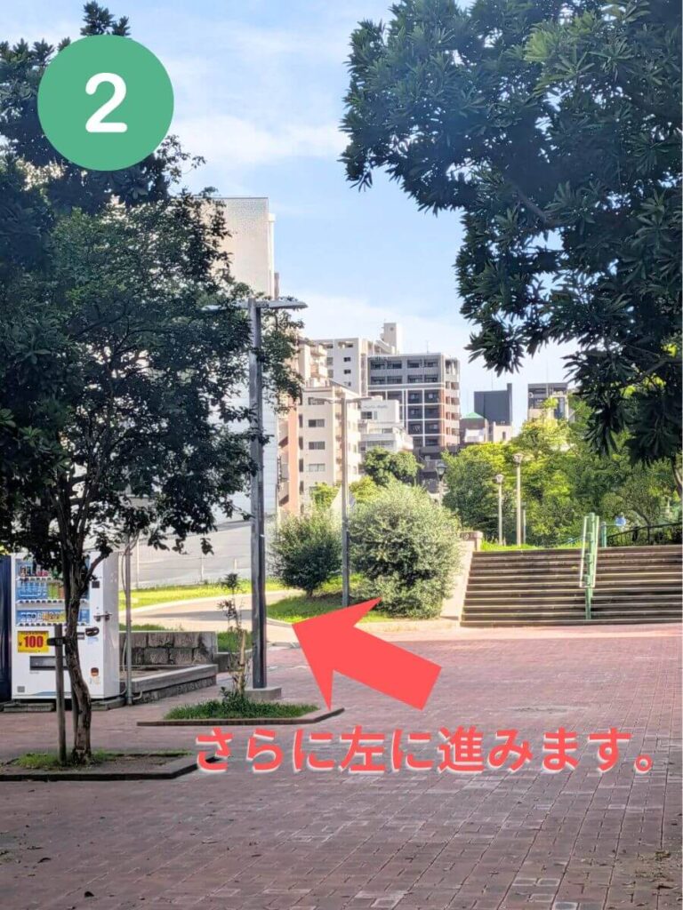 ラッキーヨガ会場までの道のり②